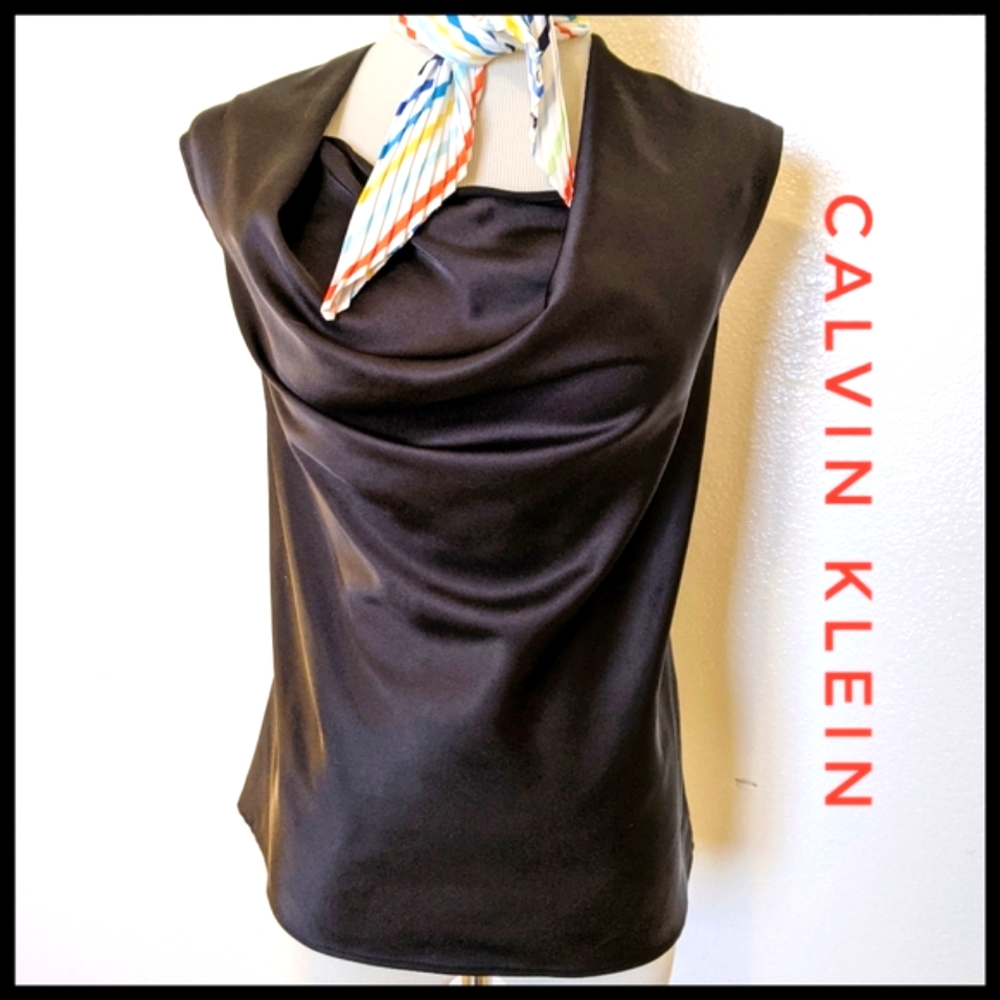 Calvin Klein Cowl Neck Blouse